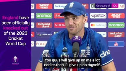 Télécharger la video: Buttler admits England's 'frustration grows' after Cricket World Cup exit