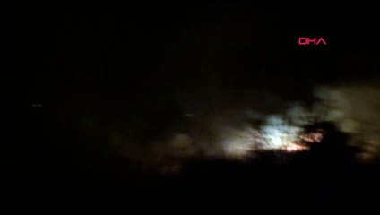 Balıkesir'de Trafoya Düşen Yıldırım Orman Yangınına Neden Oldu