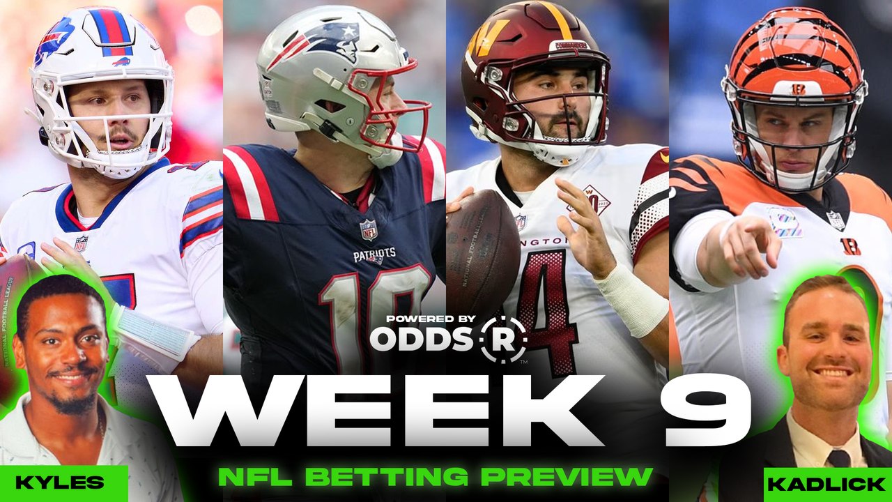 Will Patriots Beat Commanders + Week 9 NFL Picks | Presented by OddsR