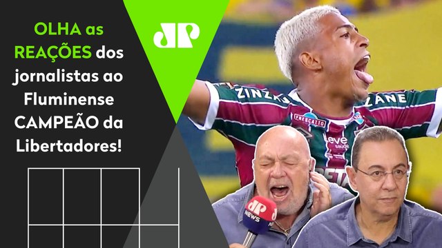 DE ARREPIAR! O FLUMINENSE É CAMPEÃO DA LIBERTADORES! OLHA as REAÇÕES ao 1 a 0 no Boca Juniors!