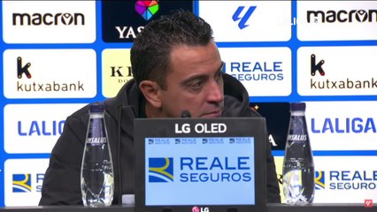 Download Video: Rueda de prensa de Xavi tras el Real Sociedad vs Barcelona