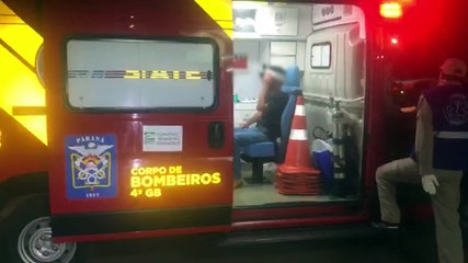 Homem vítima de agressão é socorrido na Rua Poente Sol