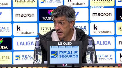 Rueda prensa Imanol Real Sociedad Barcelona