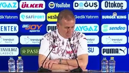 Abdullah Avcı: Ligde 26 sene sonra burada kazanmak önemli