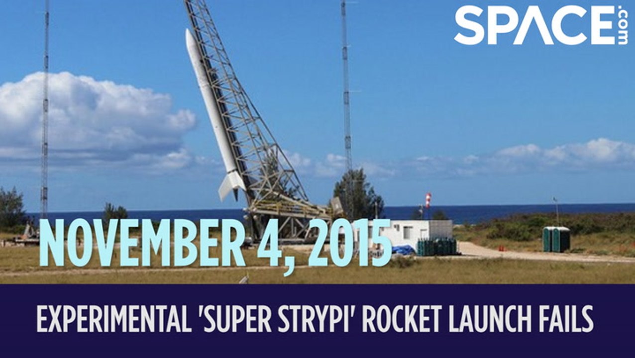OTD In Space - November 4: Experimental 'Super Strypi' Rocket Launch Fails