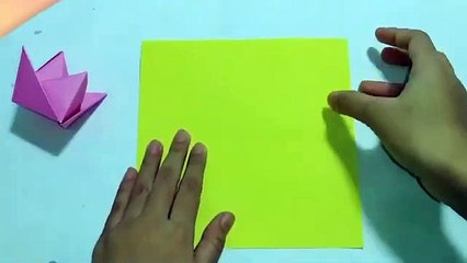 how to make origami crown