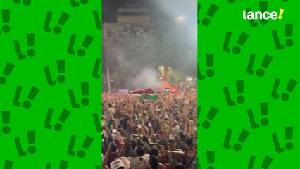 Descargar video: Maraca, Laranjeiras, Cinelândia… Confira a festa dos torcedores do Fluminense pelo Rio