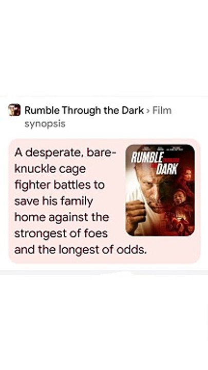 Rumble through the dark trailer 2023