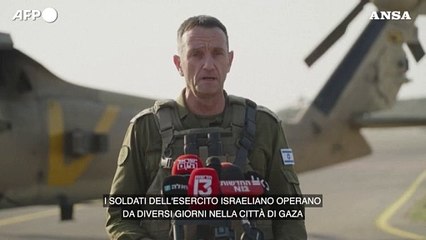 Israele, il capo di Stato maggiore: "Gaza assediata da piu' direzioni"