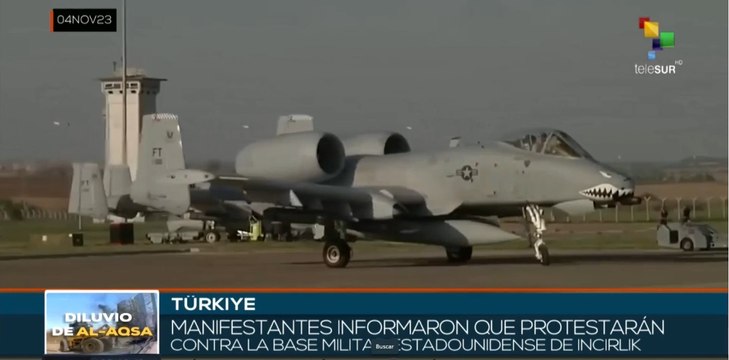 Türkiye: Manifestaciones en solidaridad con Palestina tienen como objetivo bases de EE. UU.