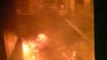 Incendie voitures rue Dutot 75015 nuit