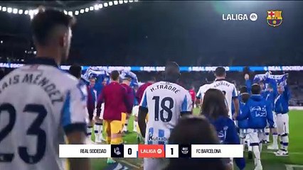 REAL SOCIEDAD 0-1 FC BARCELONA LALIGA 2023-24 MD12 Highlights & All Goals 2023