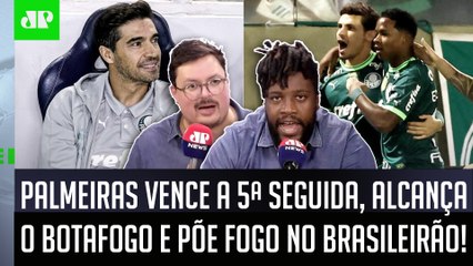 "Gente, o Palmeiras IGUALOU A PONTUAÇÃO do Botafogo! Pra mim, agora..." 5ª VITÓRIA SEGUIDA EXALTADA!