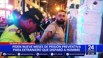 Miraflores: piden prisión preventiva para extranjero que disparó a hombre en bar