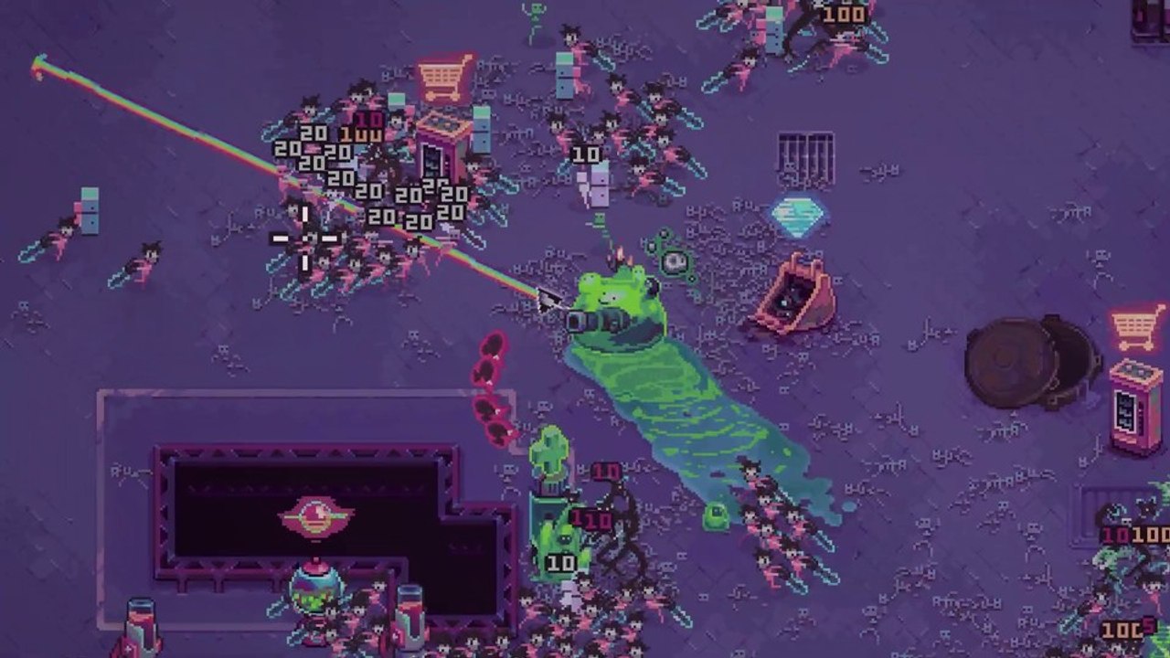 Konkurrenz für Vampire Survivors: Slime 3K will den Bildschirm im Chaos versinken lassen