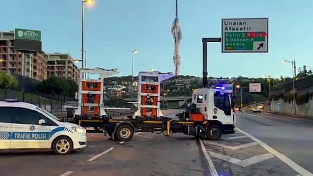 İstanbul Maratonu nedeniyle 15 Temmuz şehitler köprüsü trafiğe kapatıldı