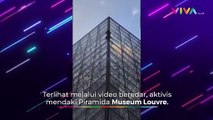 Tujuan Aktivis Mendaki dan Lempar Cat ke Museum Louvre