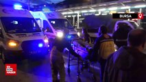 Bursaray'ın duvarına çarpan araçtaki iki kişi yaralandı