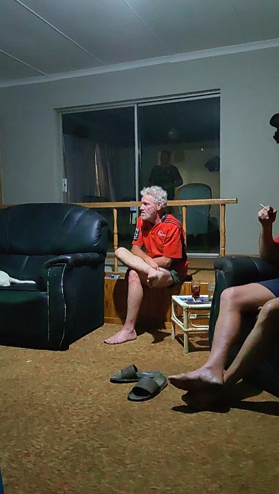 Man Startles His Family When He Walks Face First Into Sliding Glass Door