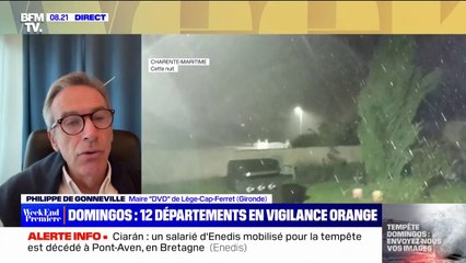 Philippe Gonneville, maire de Lège-Cap-Ferret: "La situation est relativement satisfaisante (...) nous n'avons aucune victime à déplorer"