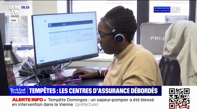 Les centres d'assurance débordés depuis le passage des tempêtes Ciaràn et Domingos
