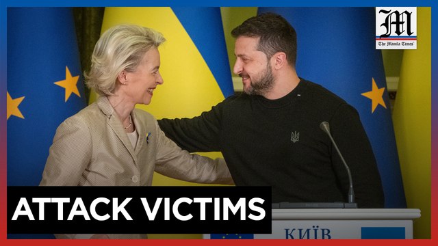 Zelenskyy hosts EU's von der Leyen amid Russian attacks