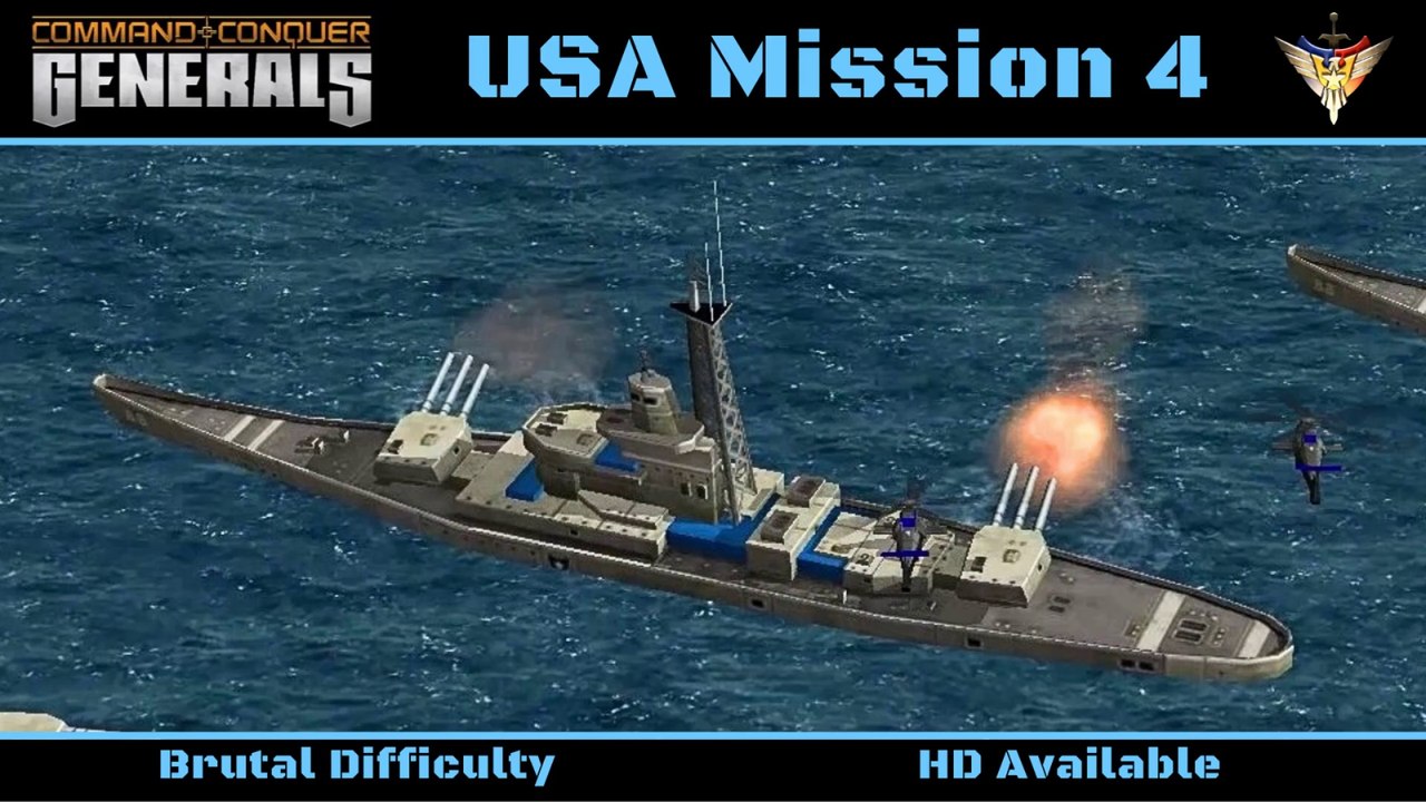 How to Beat C&C Generals USA Mission 4: Stormbringer - Brutal - HD