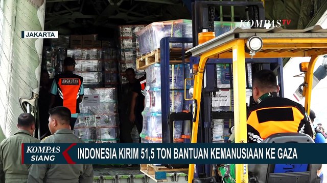 Bentuk Kepedulian Terhadap Palestina, Indonesia Kirim 51,5 Ton Bantuan Logistik ke Gaza