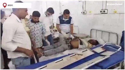 बयाना: चलती ट्रेन से गिरकर अज्ञात अधेड़ हुआ घायल, पहचान के प्रयास जारी