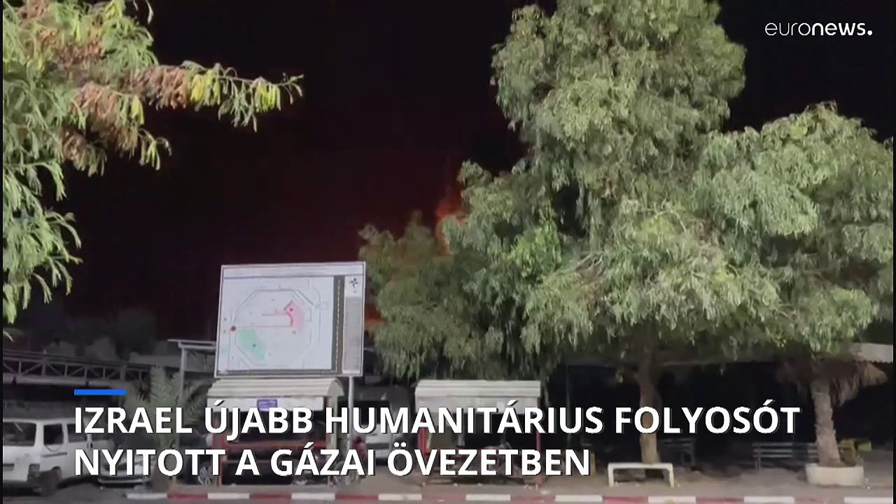 Izrael vasárnap újabb humanitárius folyosót nyit Gázában