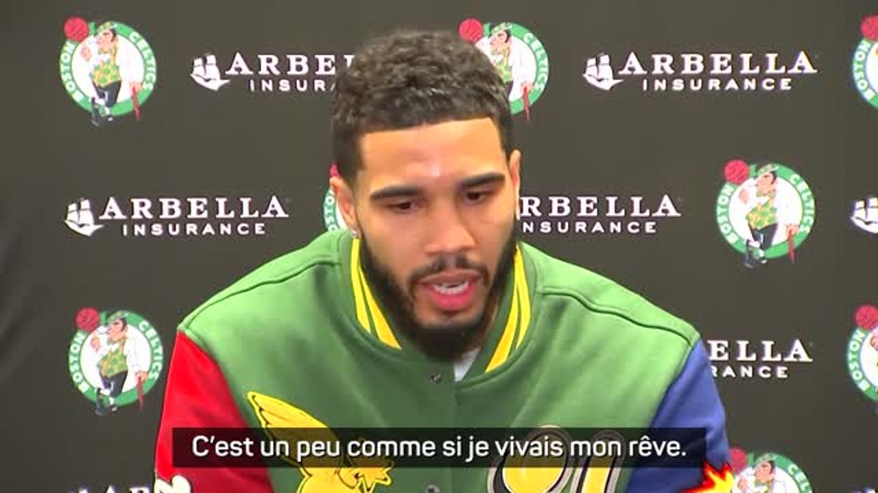Celtics - Tatum : "C'est un peu comme si je vivais mon rêve"