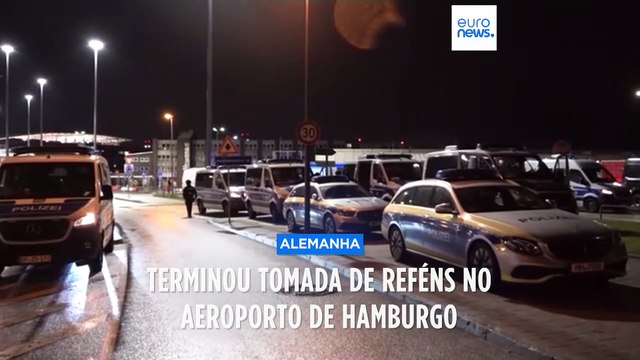 Tomada de reféns no aeroporto de Hamburgo termina com final feliz