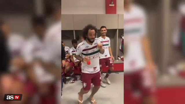 Watch: Marcelo’s dressing-room dance after Fluminense’s Copa Libertadores win
