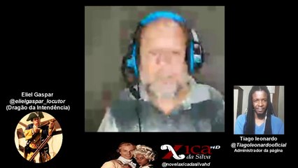 LIVE com Eliel Gaspar (Dragão da Intendência) Live com atores da Novela Xica da Silva