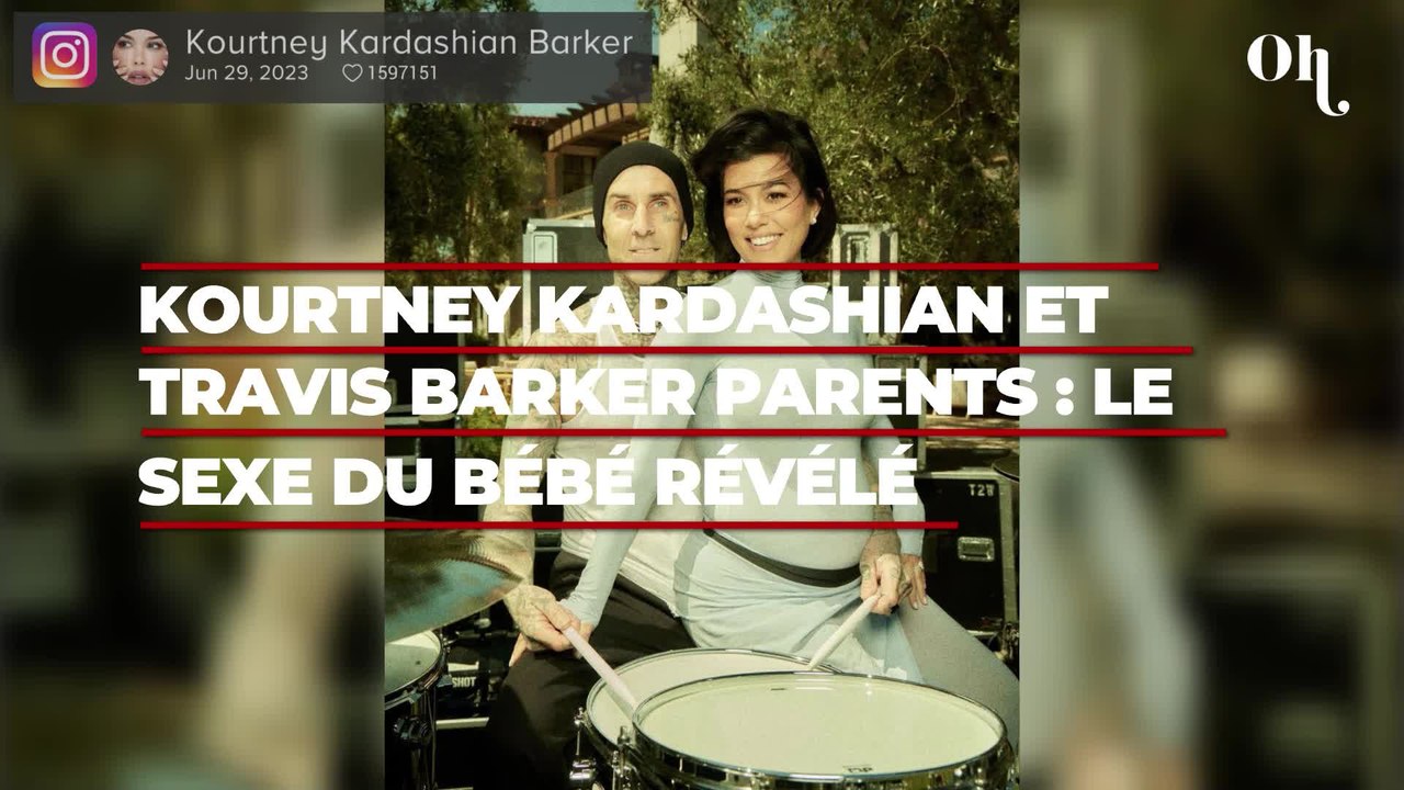 Kourtney Kardashian et Travis Barker sont devenus parents : le sexe du bébé révélé