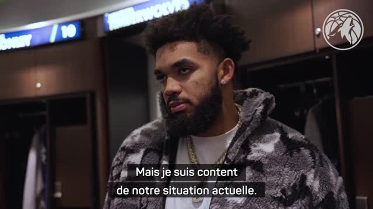 Timberwolves - Towns : "Je suis content de notre situation actuelle"