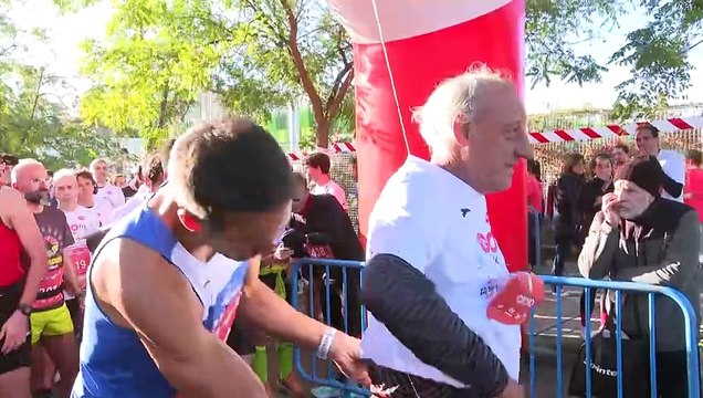 Ruth Beitia, Fermín Cacho y Jennifer Pareja participan en una carrera solidaria por Zimbabue