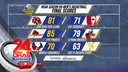 LPU at MAPUA, nangunguna sa NCAA Season 99 Men's Basketball | 24 Oras Weekend