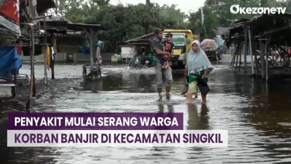 Penyakit Mulai Serang Warga Korban Banjir di Kecamatan Singkil