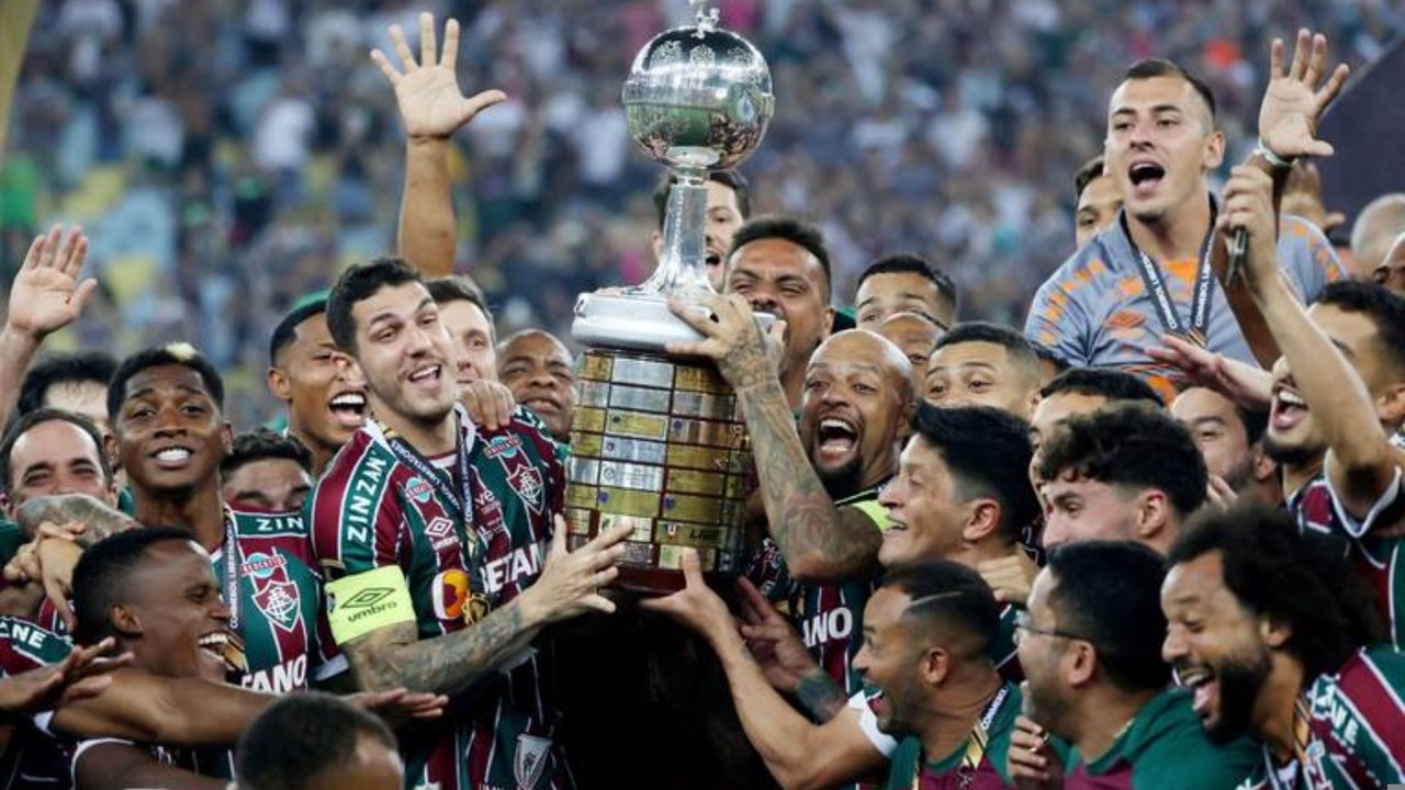 Fluminense celebrate first Copa Libertadores title