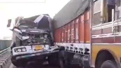 वल्लभनगर: ट्रक-ट्रेलर में भिडंत, बड़ा हादसा टला, जानिए पूरा मामला