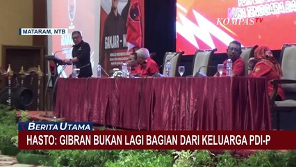 Hasto Ungkap Status Gibran Kini Sudah Bukan Lagi Kader PDIP!
