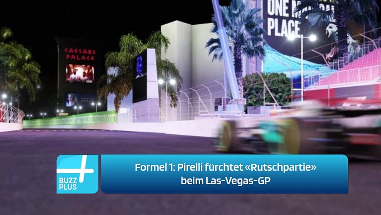 Formel 1: Pirelli fürchtet «Rutschpartie» beim Las-Vegas-GP