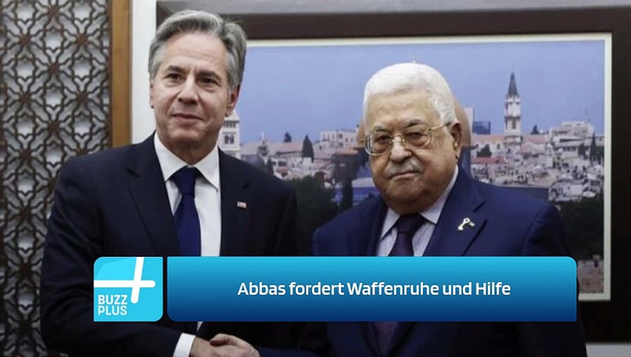 Abbas fordert Waffenruhe und Hilfe