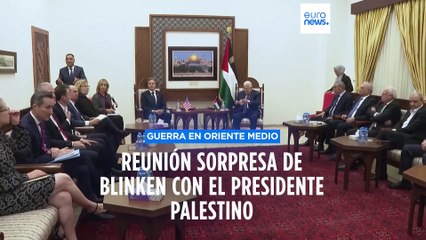 Ante Blinken, Abás denuncia "el genocidio" perpetrado por Israel en Gaza