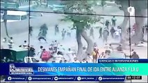 Universitario vs. Alianza Lima: barristas generaron disturbios antes del partido