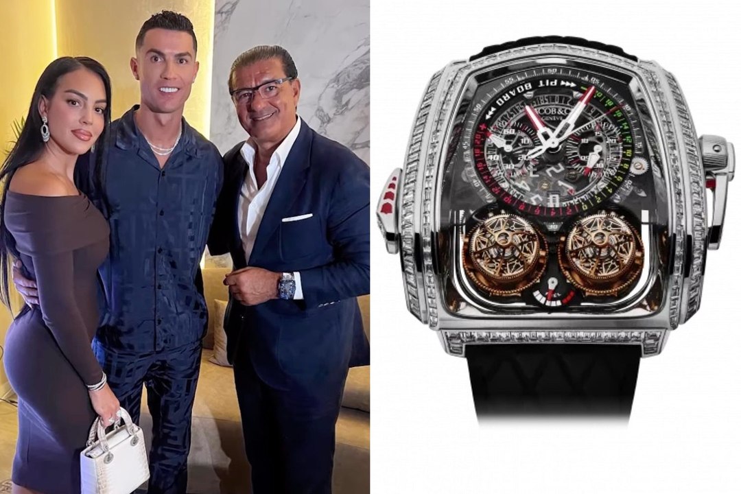 Cristiano Ronaldo reçoit sa nouvelle montre à 1,3 M$