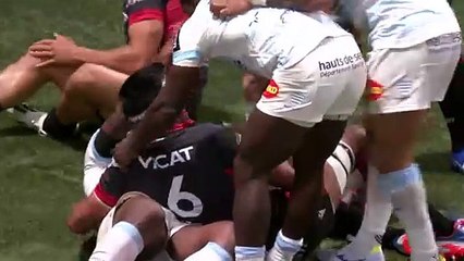 TOP 14 - Essai de Inia TABUAVOU (R92) - Racing 92 - LOU Rugby - Saison 2023-2024