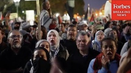 Pro-Ceasefire Protesters Chant Electoral Warning To Biden During Washington, D.C., Protest