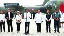 [FULL] Keterangan Jokowi Saat Lepas Bantuan untuk Palestina, Didampingi Prabowo dan Menlu